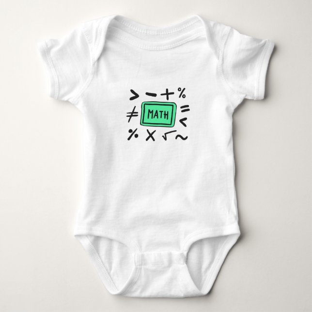 Matematiska symboler för Studenter och föräldrar T Shirt (Framsida)