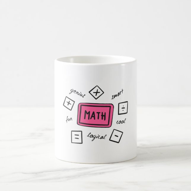Matematiska symboler Studenter och Föräldrar Kaffemugg (Center)