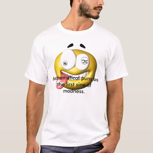 Matematiska vitsar tee shirt (Framsida)