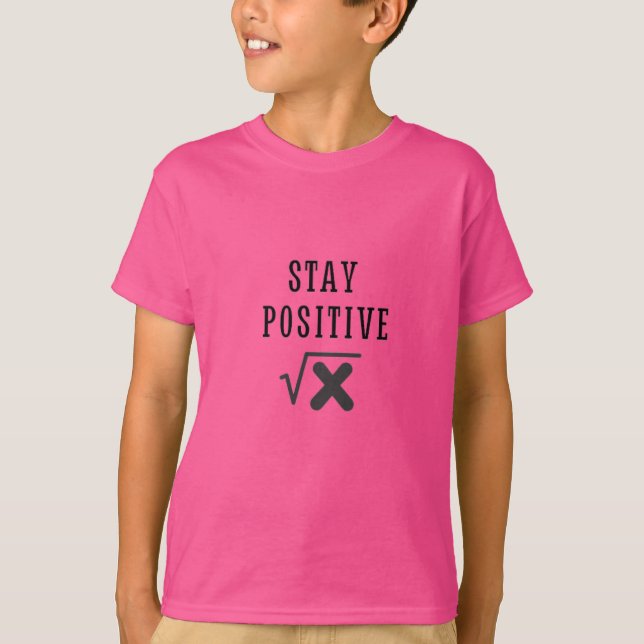 Matematiskt absolut värde förblir positivt t shirt (Framsida)