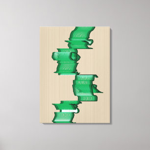 Matematiskt Anpassad Skulptur Canvastryck