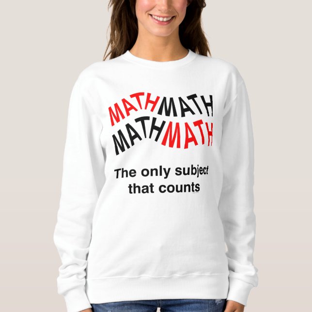 Matematiskt antal Vågigt T Shirt (Framsida)