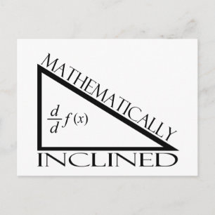 Matematiskt lutande vykort
