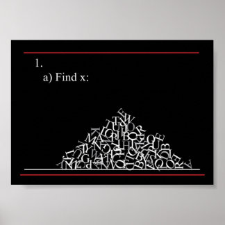 Matematiskt problem poster