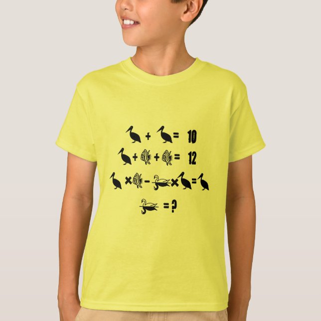 Matematiskt problem t shirt (Framsida)