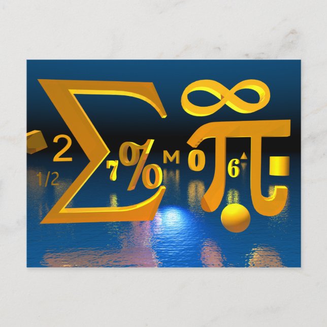 Matematiskt vykort (Framsida)