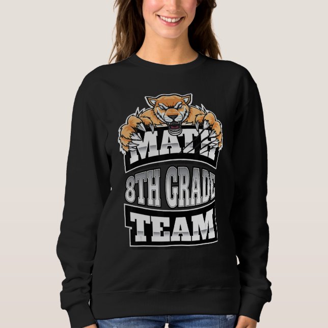 Matematteam 8:e Klass-lärarna Studenter Jaguars Pa T Shirt (Framsida)