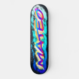 MATEO Customized Graffiti Skateboard