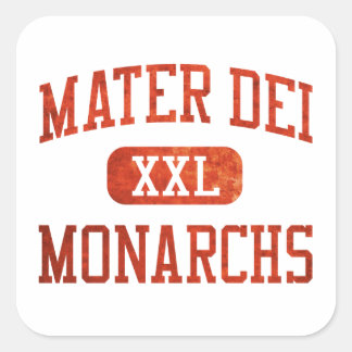 Mater Dei Monarchs Athletics Fyrkantigt Klistermärke