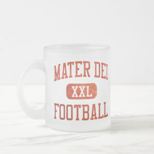 Mater Dei monarkfotboll Frostad Glasmugg