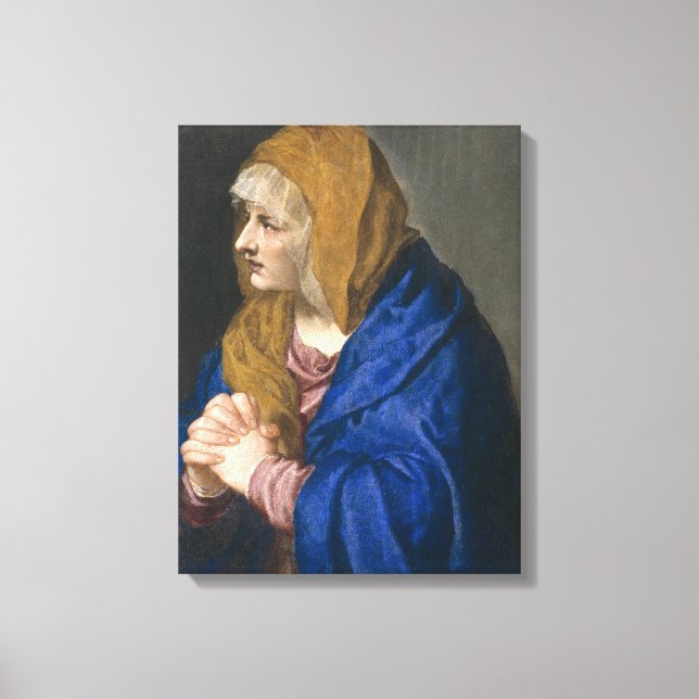 Mater Dolorosa (Virgin Mary) (Mor av Sorrows) Canvastryck (Framsida)