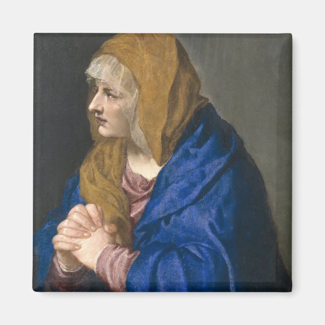 Mater Dolorosa (Virgin Mary) (Mor av Sorrows) Magnet (Framsidan)