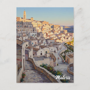 Matera Italien Travel Vykort