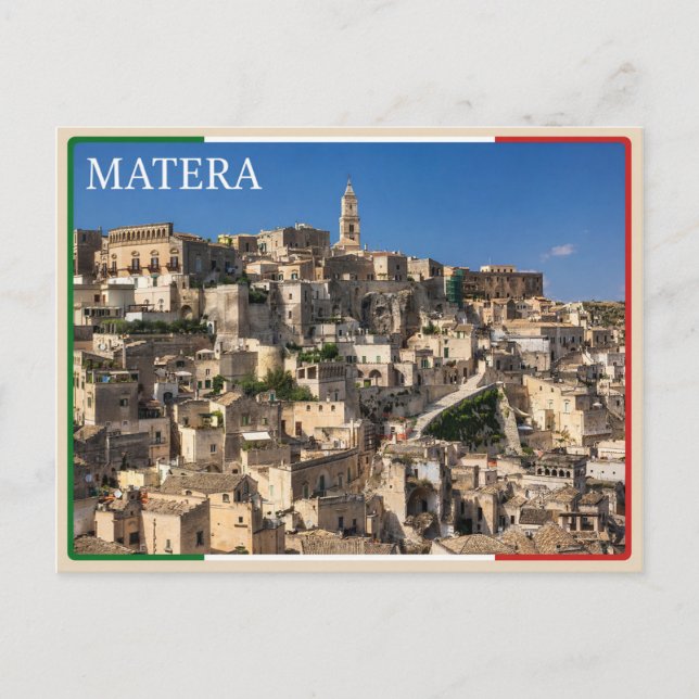 Matera - Italien Vykort (Framsida)