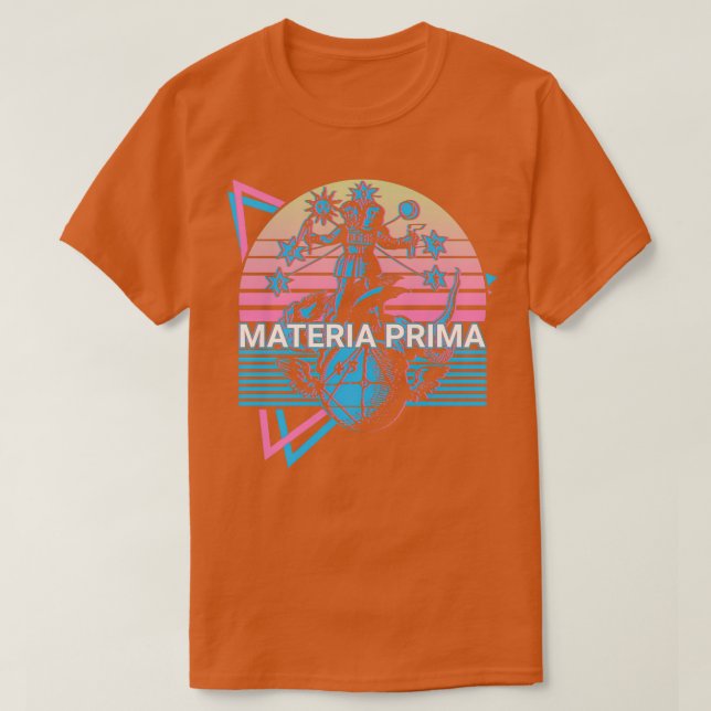 Materia Prima Rebis Alchemy Philosopy Esoteric Ret T Shirt (Design framsida)