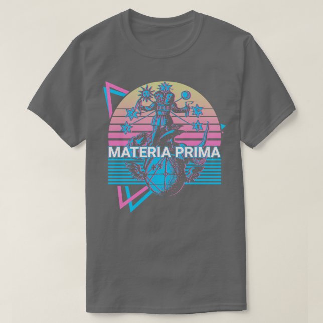 Materia Prima Rebis Alchemy Philosopy Esoteric Ret T Shirt (Design framsida)