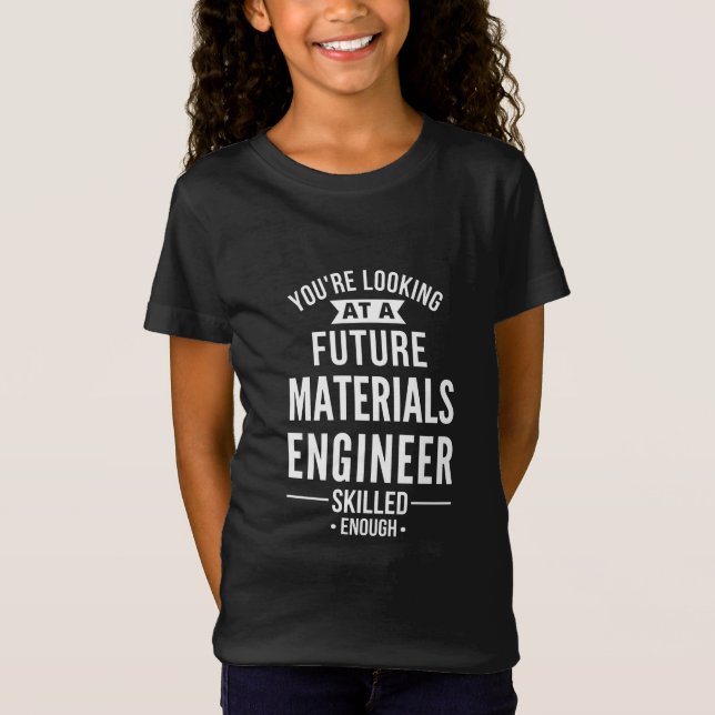 material ingenjör t shirt (Framsida)
