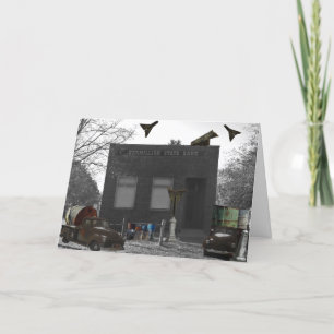 "Material World" Birthday Card Kort