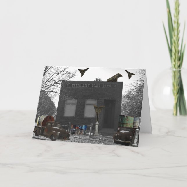 "Material World" Birthday Card Kort (Framsida)