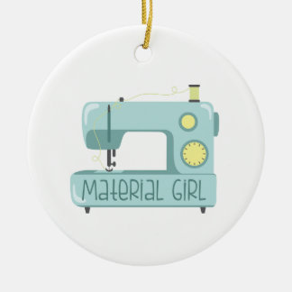 Materialflicka Julgransprydnad Keramik