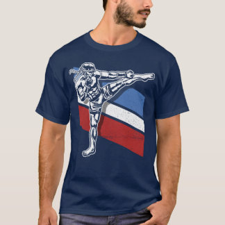 Materialkonst Kickboxning Kickboxare Kampsport fri T Shirt
