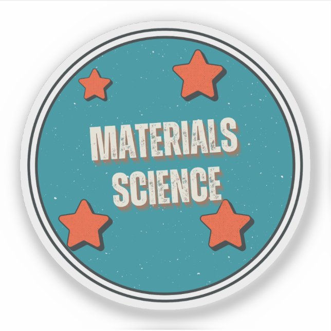 Materials Science Klistermärken (Framsida)