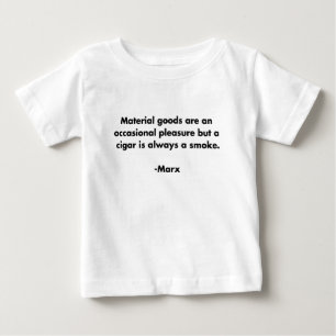 Materialvaror... Roligt Marxism Citat T-Shirt