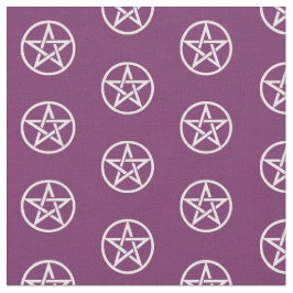 Materiell trasa för lila- och vitPentaclealtare Tyg
