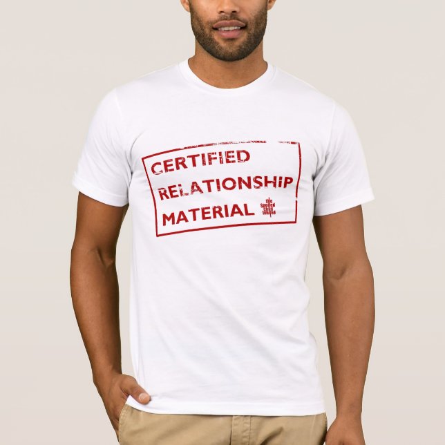 Materiellt auktoriseradförhållande t-shirt (Framsida)