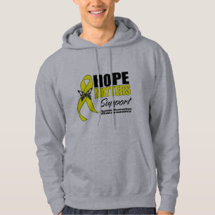 Materier för självmordförhindrandehopp hoodie
