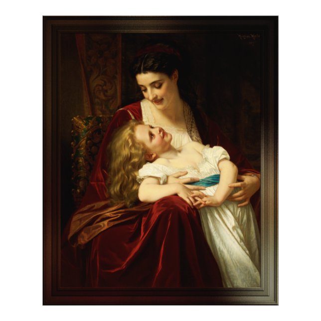 Maternella frågor av Hugues Merle Fototryck (Framsidan)