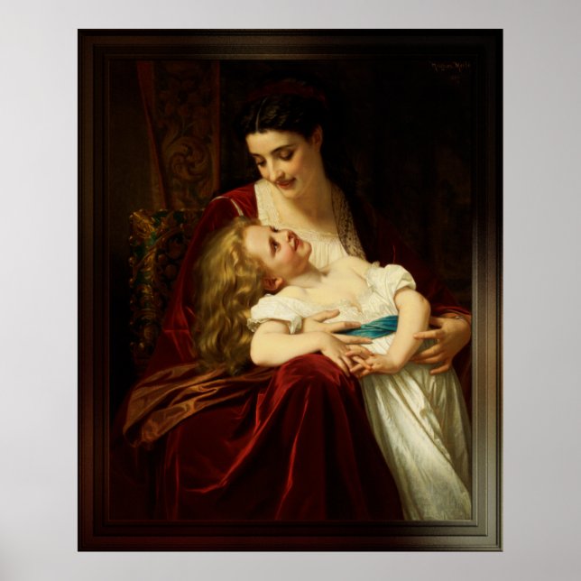 Maternella frågor av Hugues Merle Poster (Framsidan)