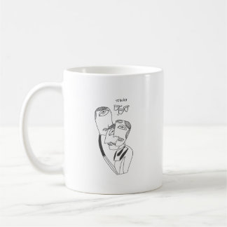 Mates-arbetskamrater går ut i kyla efter timmar kaffemugg