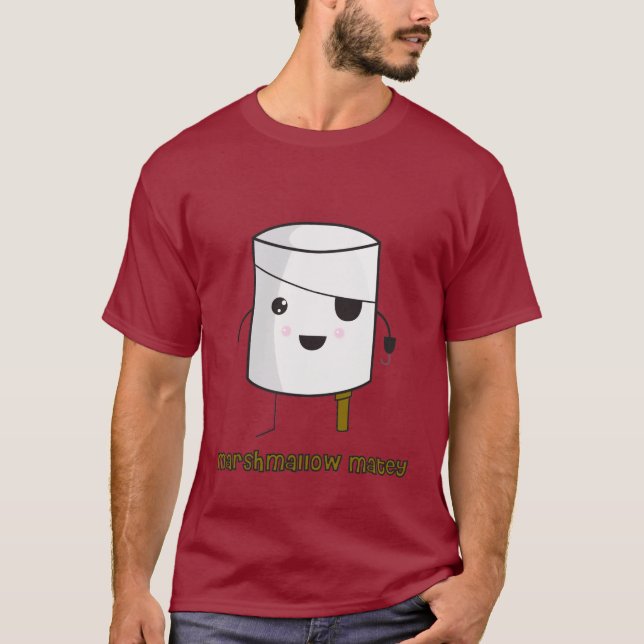 Matey manar för Marshmallow T T-shirt (Framsida)