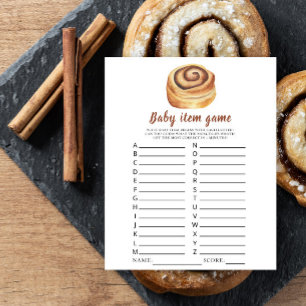 Matfärsfärg Bun babydusch Baby Artikelspel
