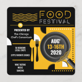 matfestivalflygare, contemporary inbjudningar