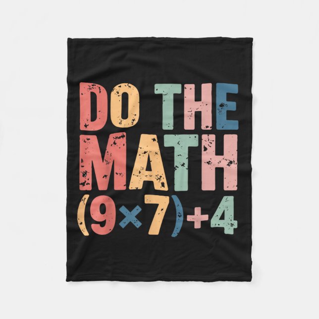 Math 67 Meme Sex Sju Illustration Fleecefilt (Framsidan)