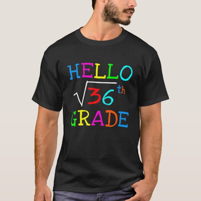Math 6e Square Root of 36 Lärare tillbaka till S T Shirt (Framsida)
