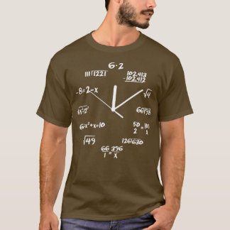 Math A Clock T Shirt