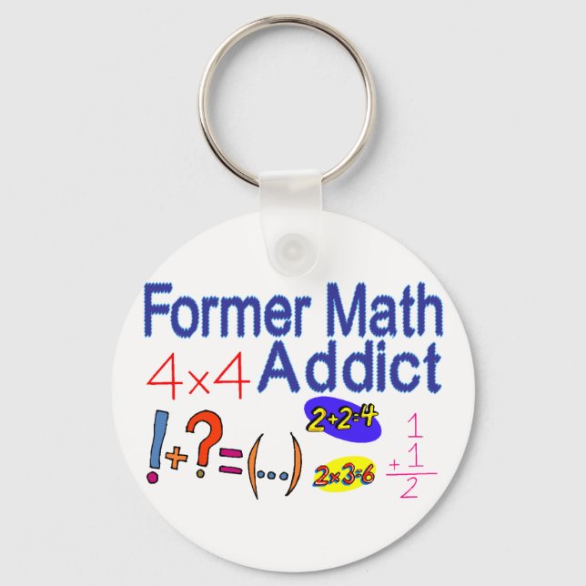 Math Addict Nyckelring (Framsida)
