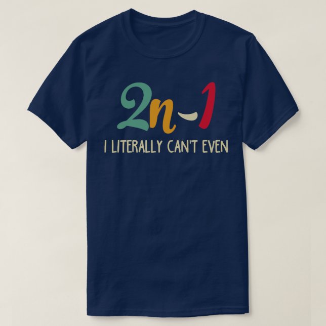 Math Algebra Humor 2n1 T Shirt (Design framsida)