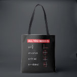 Math Algebra Mathematics Lacher Gift Idea Tygkasse<br><div class="desc">Allt du behöver är Kärlek Math. En fin Gift-idé för matematikern Student och matematikläraren.</div>