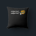 Math Algebra Tangerine Funny Science Joke Kudde<br><div class="desc">Math Algebra Tangerine Funny Science Joke design for matematics älskare.</div>