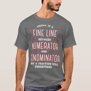 Math Algebraic Fractions Number Ratios Integers di T Shirt