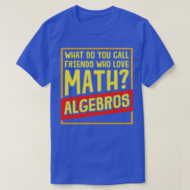 Math Algebros 2 T Shirt (Design framsida)