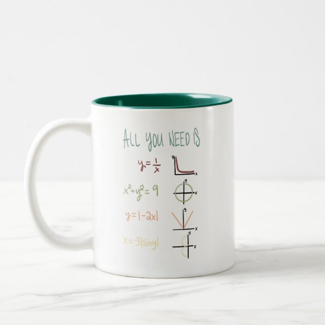 Math älskare kaffe mugg (Vänster)