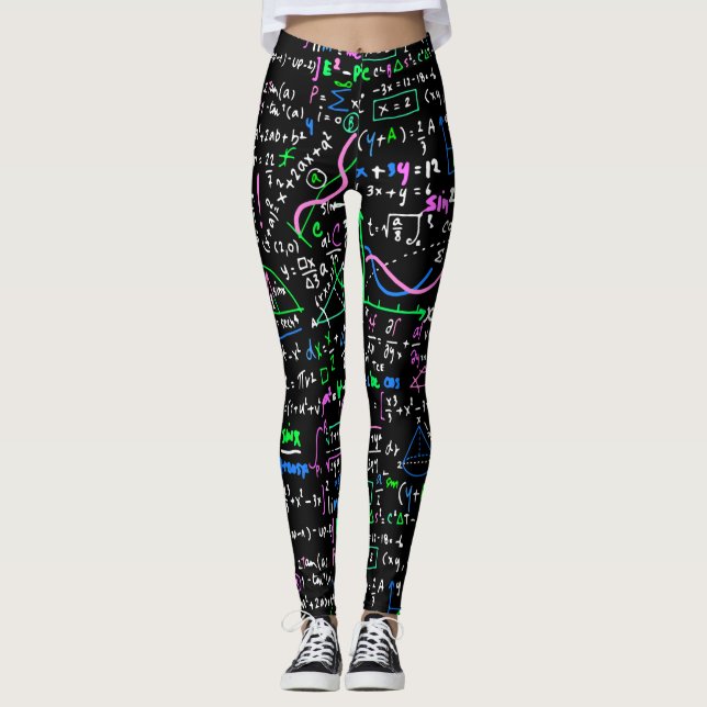 math älskare leggings (Framsida)