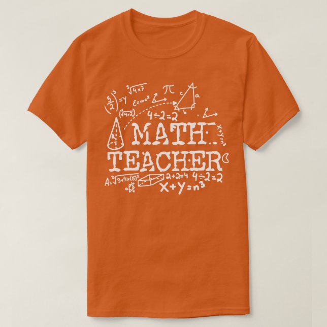 Math älskare t shirt (Design framsida)
