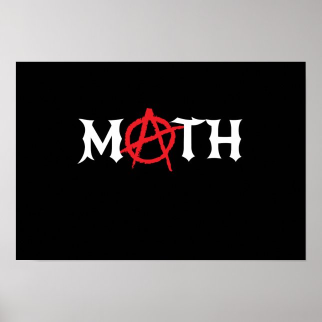 Math Anarchy Poster (Framsidan)