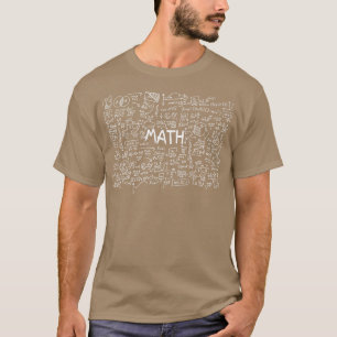 Math Ansikte Mask Math Homworking Funny Lärare och T Shirt